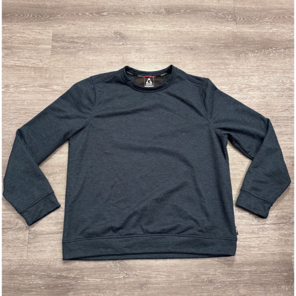 Gerry Sweatshirt Mens XL Blue‎ Gorpcore Fleece Lined Pullover Hiking Top Hike